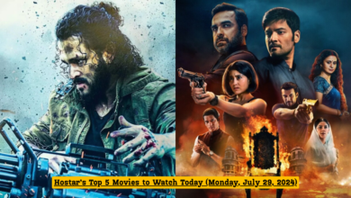 Hostar’s Top 5 Movies to Watch Today (Monday, July 29, 2024)