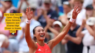 Paris 2024 Tennis Upset: Zheng Stuns Swiatek, Djokovic and Alcaraz Edge Closer to Dream Final