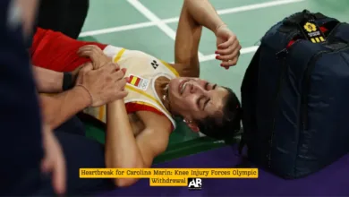 Heartbreak for Carolina Marin: Knee Injury Forces Olympic Withdrawal