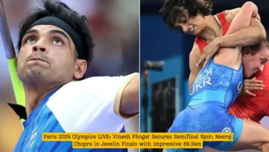 Paris 2024 Olympics LIVE: Vinesh Phogat Secures Semifinal Spot; Neeraj Chopra in Javelin Finals with Impressive 89.34m