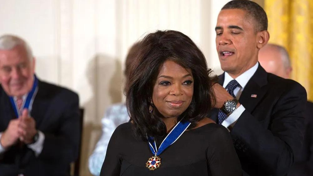 President Obama with Oprah Winfrey