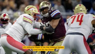 UFL Defensive Player of the Year Breeland Speaks: Lions Are His Top Choice