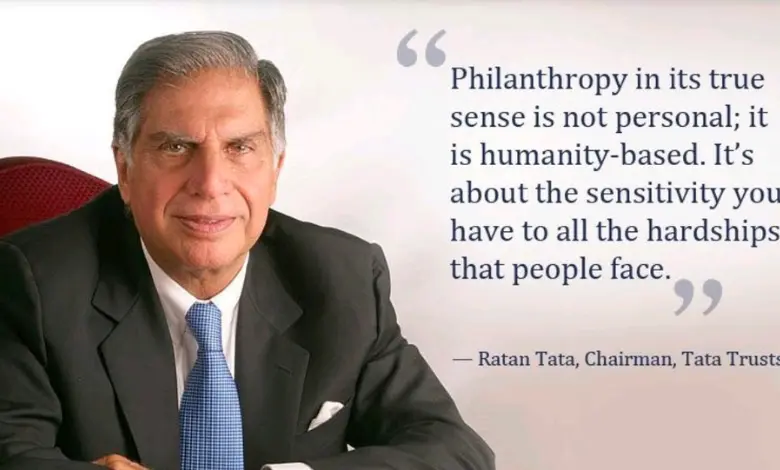 Ratan Tata Philanthropy