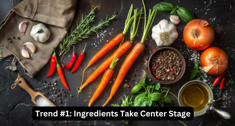 Trend #1: Ingredients Take Center Stage